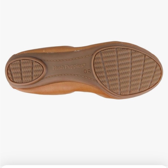 Hush puppies Chaste leather ballet flats in watermelon - Picture 3 of 4